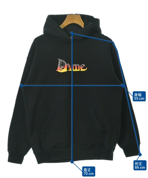 DIME（ダイム）パーカー 黒 サイズ:L メンズ/2200652152036