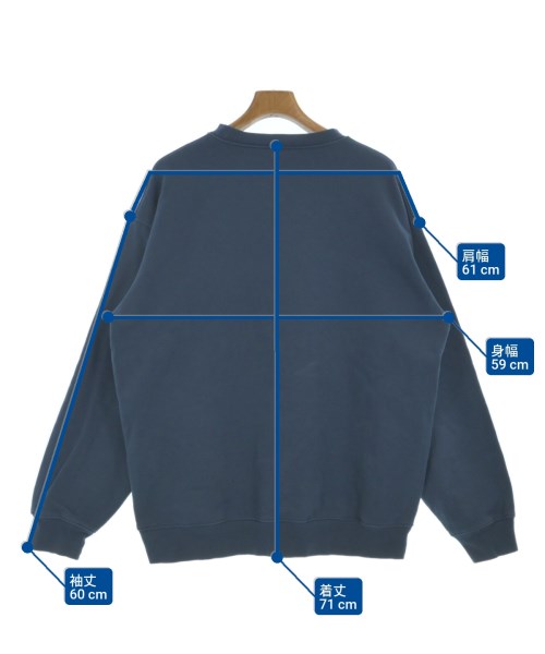 DIME（ダイム）スウェット 青 サイズ:L メンズ/2200671023027