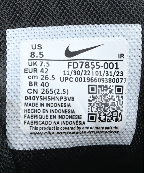 A-COLD-WALL（アコールドウォール）スニーカー 黒 サイズ:26.5cm メンズ/2200640503024