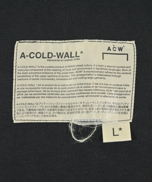 A-COLD-WALL（アコールドウォール）Tシャツ・カットソー 黒 サイズ:L メンズ/2200727048011