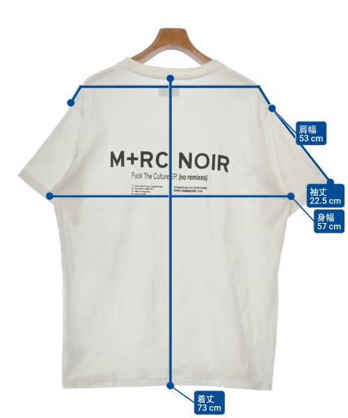 M+RC NOIR（マルシェノア）Tシャツ・カットソー 白 サイズ:M メンズ/2200641198052