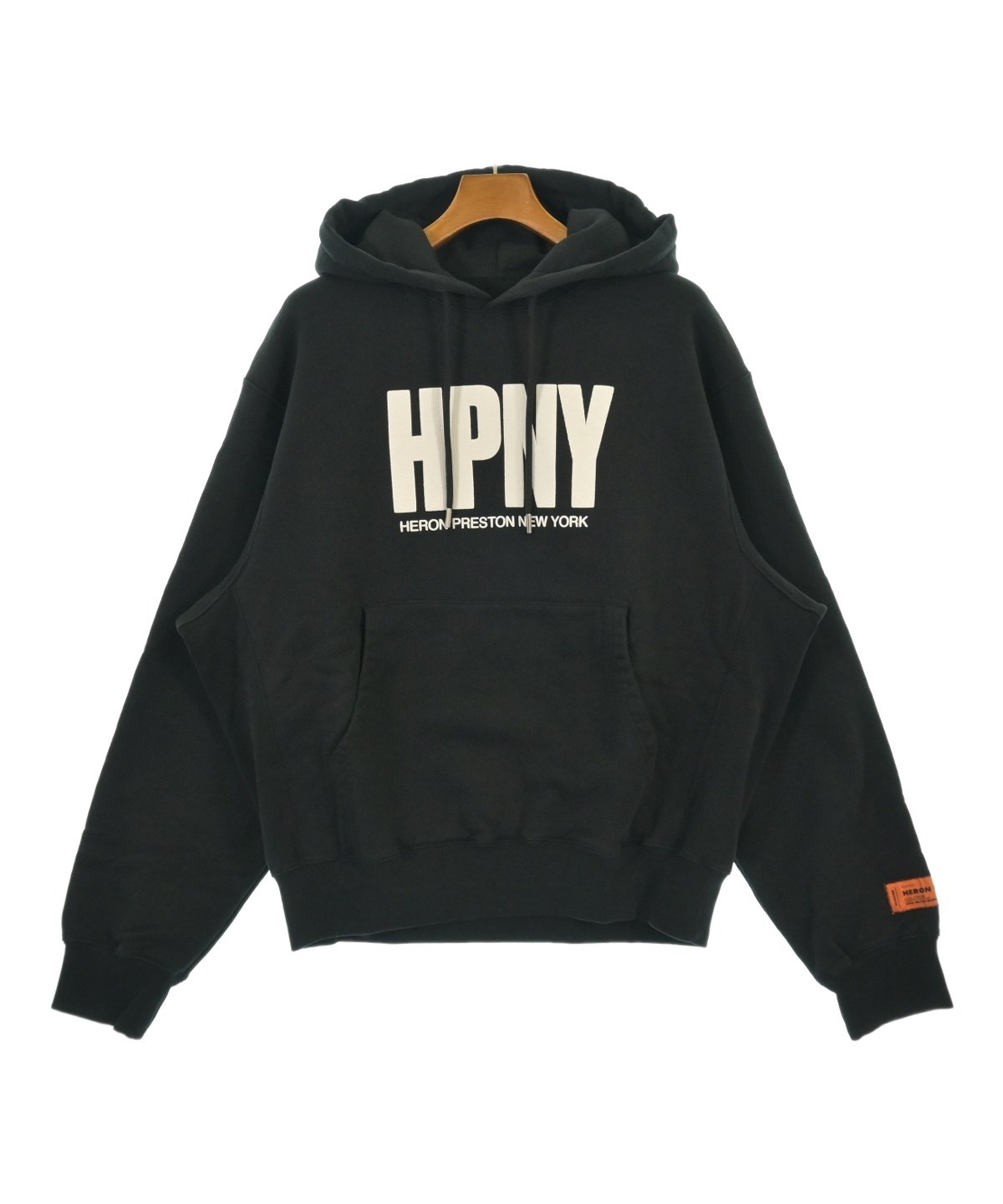 HERON PRESTON（ヘロンプレストン）パーカー 黒 サイズ:M メンズ