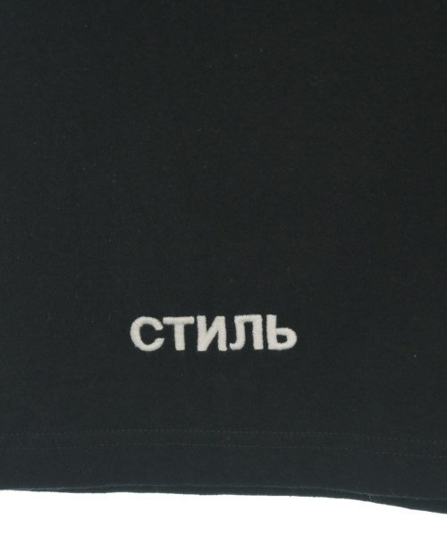 HERON PRESTON（ヘロンプレストン）Tシャツ・カットソー 黒 サイズ:XS メンズ/2200642444028