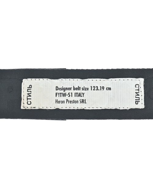 HERON PRESTON（ヘロンプレストン）小物類（その他） 黒 サイズ:S メンズ/2200626841096