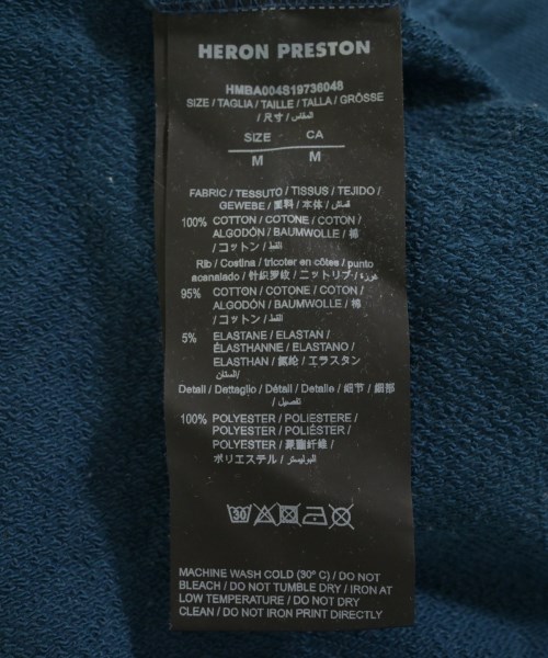 HERON PRESTON（ヘロンプレストン）スウェット 青 サイズ:M メンズ/2200633703035