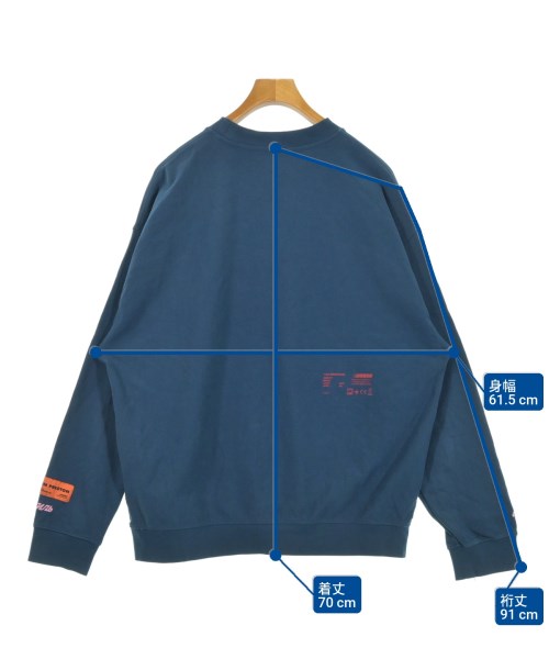 HERON PRESTON（ヘロンプレストン）スウェット 青 サイズ:M メンズ/2200633703035