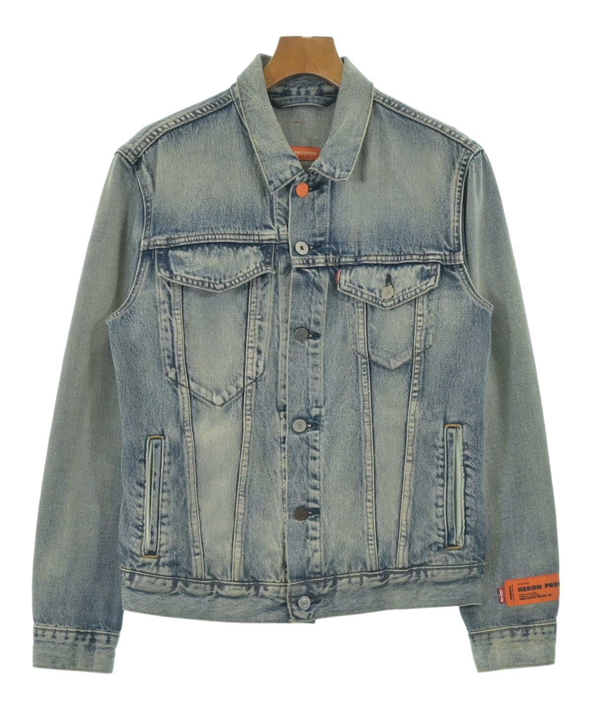 新品未使用タグ付】HERON PRESTON USED加工 デニムジャケット