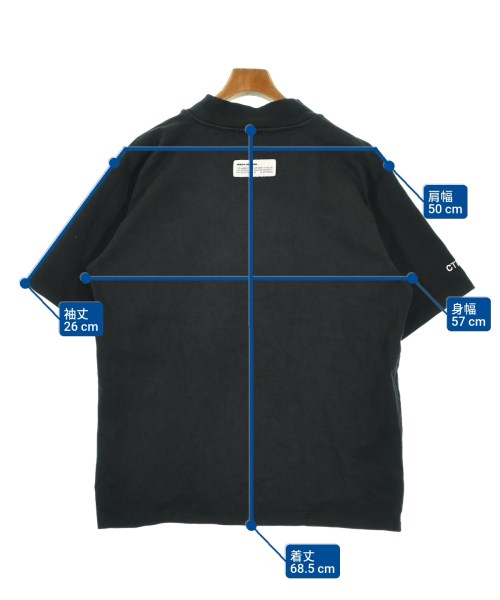 HERON PRESTON（ヘロンプレストン）Tシャツ・カットソー 黒 サイズ:S メンズ/2200699674041