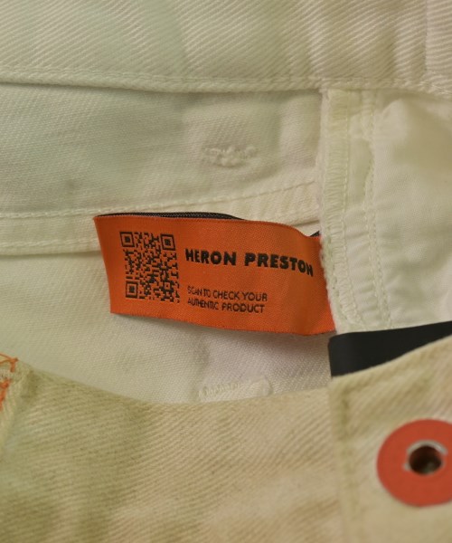 HERON PRESTON（ヘロンプレストン）デニムパンツ 白 サイズ:30(M位) メンズ/2200651134101