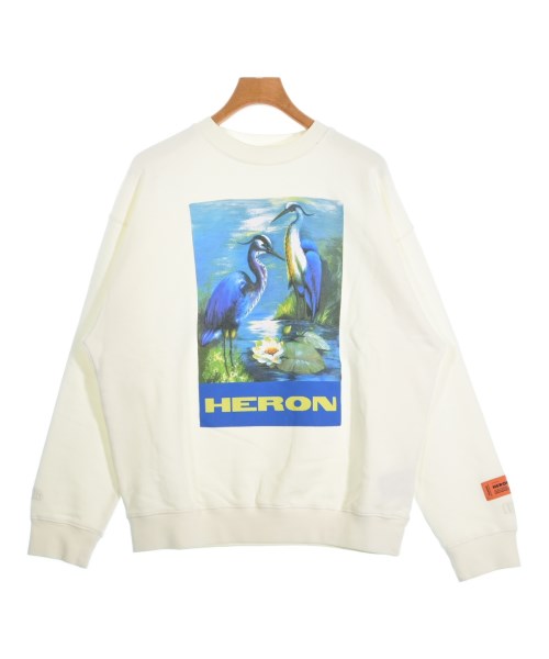 HERON PRESTON(ヘロンプレストン)スウェット 白 サイズ:S/2200655514015