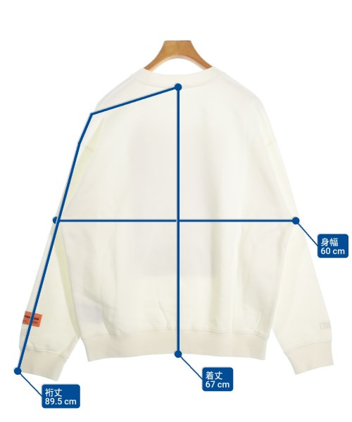 HERON PRESTON（ヘロンプレストン）スウェット 白 サイズ:S メンズ/2200655514015