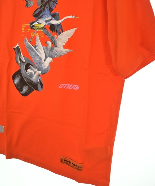 HERON PRESTON（ヘロンプレストン）Tシャツ・カットソー オレンジ サイズ:S メンズ/2200657132866