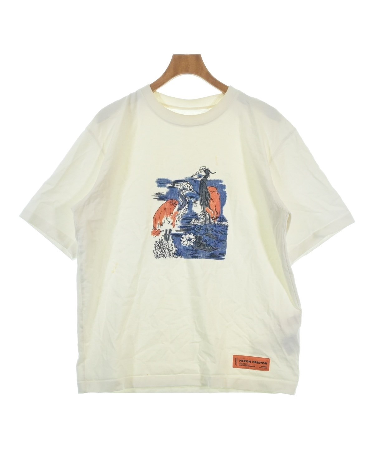HERON PRESTON（ヘロンプレストン）Tシャツ・カットソー 白 サイズ:S