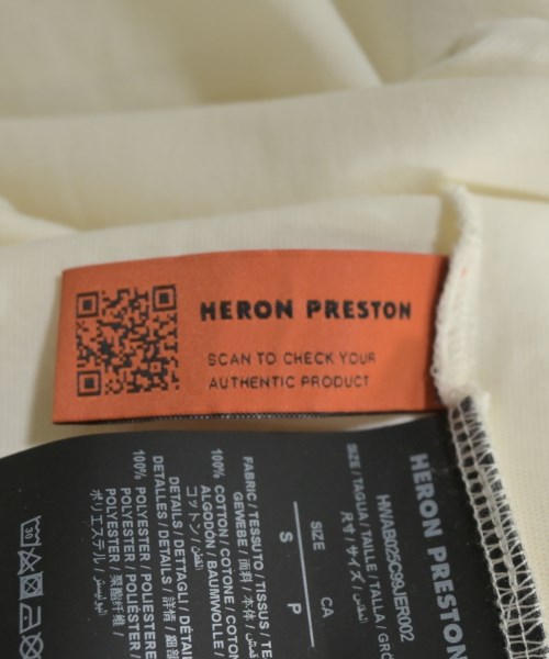 HERON PRESTON（ヘロンプレストン）Tシャツ・カットソー 白 サイズ:S レディース/2200664752057
