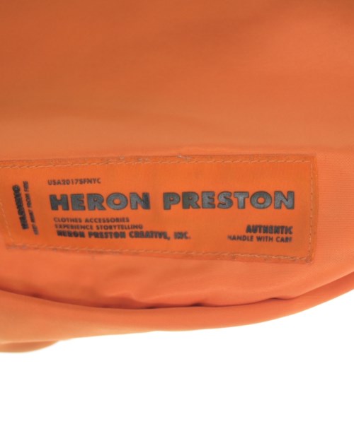 HERON PRESTON（ヘロンプレストン）ショルダーバッグ オレンジ サイズ:- メンズ/2200732063061