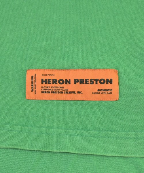 HERON PRESTON（ヘロンプレストン）Tシャツ・カットソー 緑 サイズ:L メンズ/2200720177305