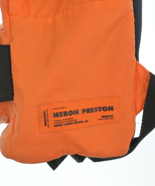 HERON PRESTON（ヘロンプレストン）バックパック・リュック オレンジ サイズ:- メンズ/2200685498101