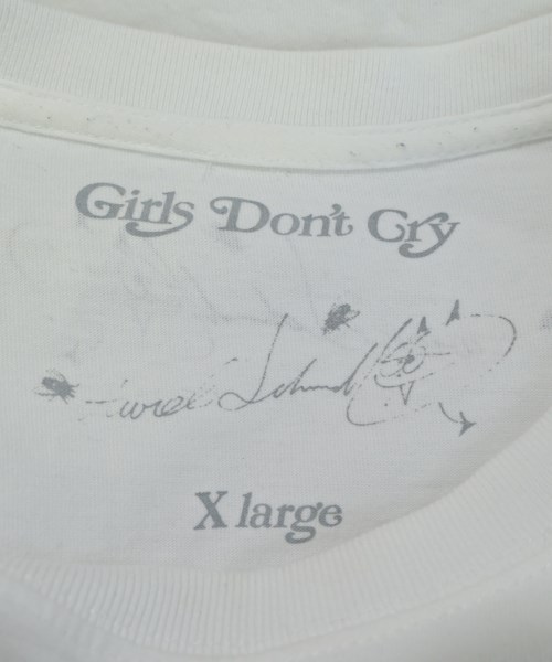 Girl'sDon'tCry（ガールズドントクライ）Tシャツ・カットソー 白 サイズ:XL メンズ/2200626371043