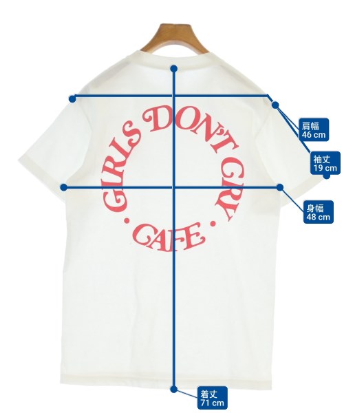 Girl'sDon'tCry（ガールズドントクライ）Tシャツ・カットソー 白 サイズ:M メンズ/2200616490150