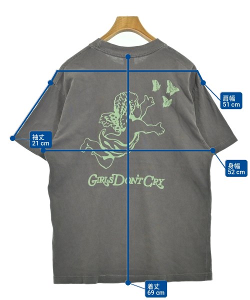 Girl'sDon'tCry（ガールズドントクライ）Tシャツ・カットソー グレー サイズ:M メンズ/2200704073043