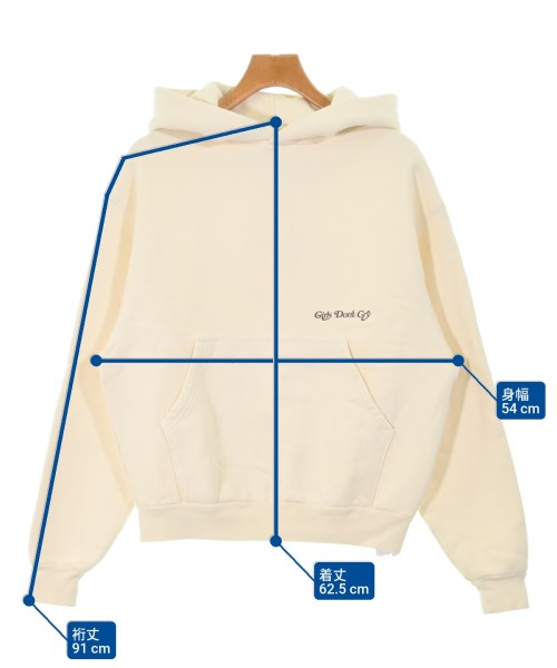 Girl'sDon'tCry（ガールズドントクライ）パーカー 白 サイズ:S レディース/2200635169037