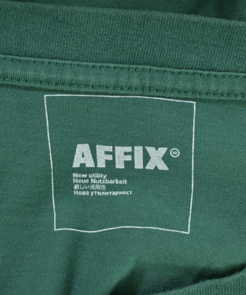 AFFXWRKS（アフィックスワークス）Tシャツ・カットソー 緑 サイズ:XL メンズ/2200679973058