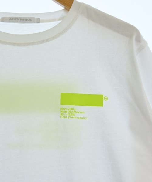 AFFXWRKS（アフィックスワークス）Tシャツ・カットソー 白 サイズ:M メンズ/2200727125101