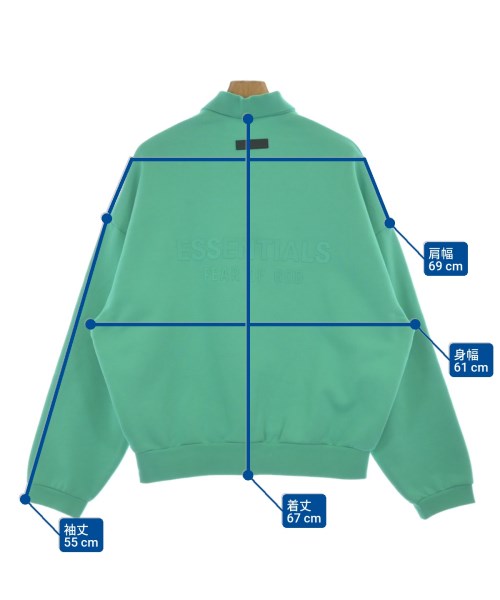Fear of God ESSENTIALS（フィアオブゴッド　エッセンシャルス）スウェット 緑 サイズ:S メンズ/2200628758095