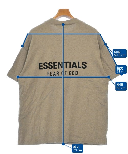 Fear of God ESSENTIALS（フィアオブゴッド　エッセンシャルス）Tシャツ・カットソー ベージュ サイズ:S メンズ/2200625254026