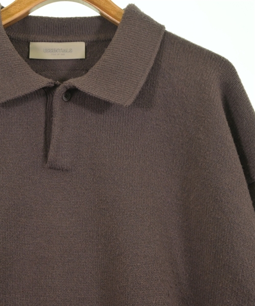 Fear of God ESSENTIALS（フィアオブゴッド　エッセンシャルス）ニット・セーター 茶 サイズ:M メンズ/2200628061027