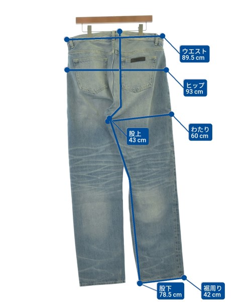 Fear of God ESSENTIALS（フィアオブゴッド　エッセンシャルス）デニムパンツ 青 サイズ:34(XL位) メンズ/2200631100072