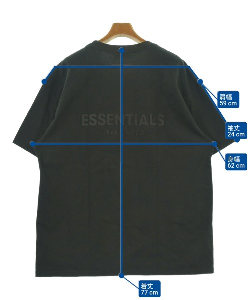 Fear of God ESSENTIALS（フィアオブゴッド　エッセンシャルス）Tシャツ・カットソー 黒 サイズ:L メンズ/2200632557363