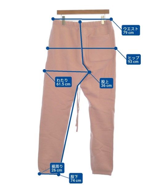 Fear of God ESSENTIALS（フィアオブゴッド　エッセンシャルス）スウェットパンツ ピンク サイズ:M メンズ/2200634394621