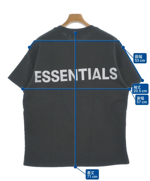 Fear of God ESSENTIALS（フィアオブゴッド　エッセンシャルス）Tシャツ・カットソー 黒 サイズ:S メンズ/2200634394652