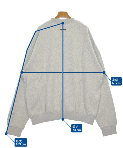 Fear of God ESSENTIALS（フィアオブゴッド　エッセンシャルス）スウェット グレー サイズ:XL メンズ/2200610640025