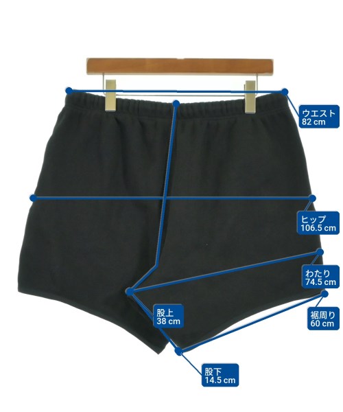 Fear of God ESSENTIALS（フィアオブゴッド　エッセンシャルス）ショートパンツ 黒 サイズ:L メンズ/2200615267012