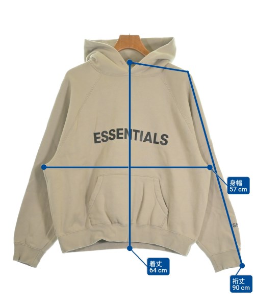 Fear of God ESSENTIALS（フィアオブゴッド　エッセンシャルス）パーカー ベージュ サイズ:S メンズ/2200616133033