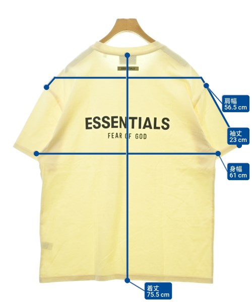 Fear of God ESSENTIALS（フィアオブゴッド　エッセンシャルス）Tシャツ・カットソー 黄 サイズ:L メンズ/2200619970291