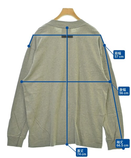 Fear of God ESSENTIALS（フィアオブゴッド　エッセンシャルス）Tシャツ・カットソー グレー サイズ:L メンズ/2200619970307