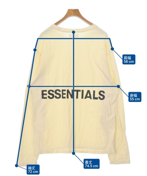 Fear of God ESSENTIALS（フィアオブゴッド　エッセンシャルス）Tシャツ・カットソー 黄 サイズ:L メンズ/2200672873034
