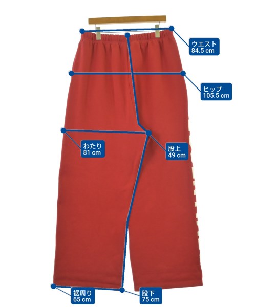 Fear of God ESSENTIALS（フィアオブゴッド　エッセンシャルス）スウェットパンツ 赤 サイズ:M メンズ/2200679582137