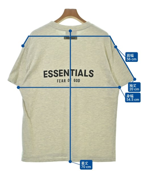 Fear of God ESSENTIALS（フィアオブゴッド　エッセンシャルス）Tシャツ・カットソー グレー サイズ:S メンズ/2200680275127
