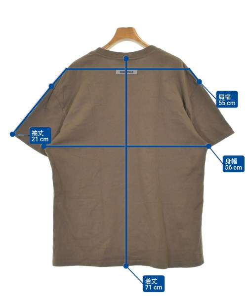 Fear of God ESSENTIALS（フィアオブゴッド　エッセンシャルス）Tシャツ・カットソー 茶 サイズ:S メンズ/2200698734135