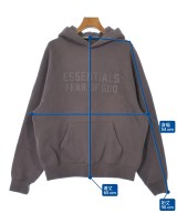 Fear of God ESSENTIALS（フィアオブゴッド　エッセンシャルス）パーカー 茶 サイズ:XS メンズ/2200646920061