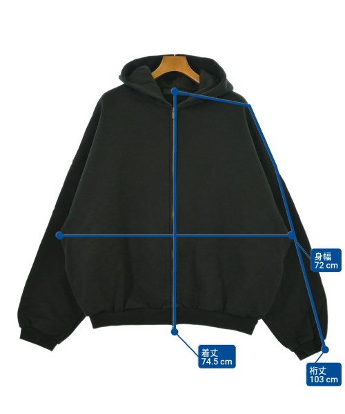 Fear of God ESSENTIALS（フィアオブゴッド　エッセンシャルス）パーカー 黒 サイズ:L メンズ/2200657462017