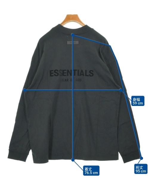 Fear of God ESSENTIALS（フィアオブゴッド　エッセンシャルス）Tシャツ・カットソー 黒 サイズ:XL メンズ/2200710719041