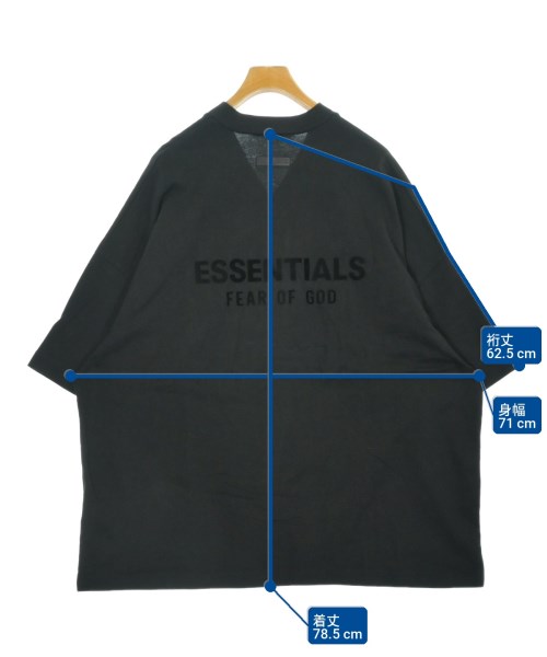 Fear of God ESSENTIALS（フィアオブゴッド　エッセンシャルス）Tシャツ・カットソー 黒 サイズ:L メンズ/2200711169036
