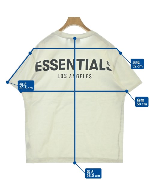 Fear of God ESSENTIALS（フィアオブゴッド　エッセンシャルス）Tシャツ・カットソー 白 サイズ:S メンズ/2200712820202