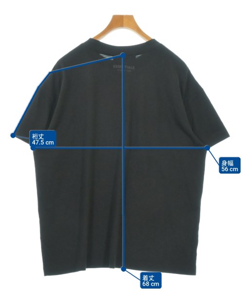 Fear of God ESSENTIALS（フィアオブゴッド　エッセンシャルス）Tシャツ・カットソー 黒 サイズ:M メンズ/2200714499253