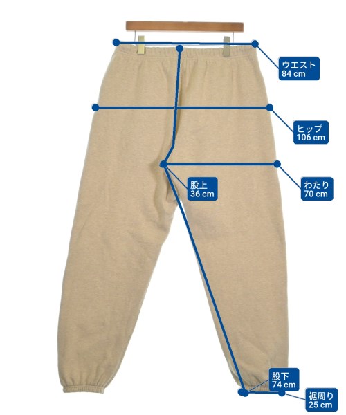 Fear of God ESSENTIALS（フィアオブゴッド　エッセンシャルス）スウェットパンツ ベージュ サイズ:L メンズ/2200645513080